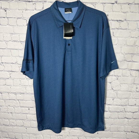 Nike Other - Nike Men's Navy Polo Shirt With Copenhagen Insignia on Sleeve